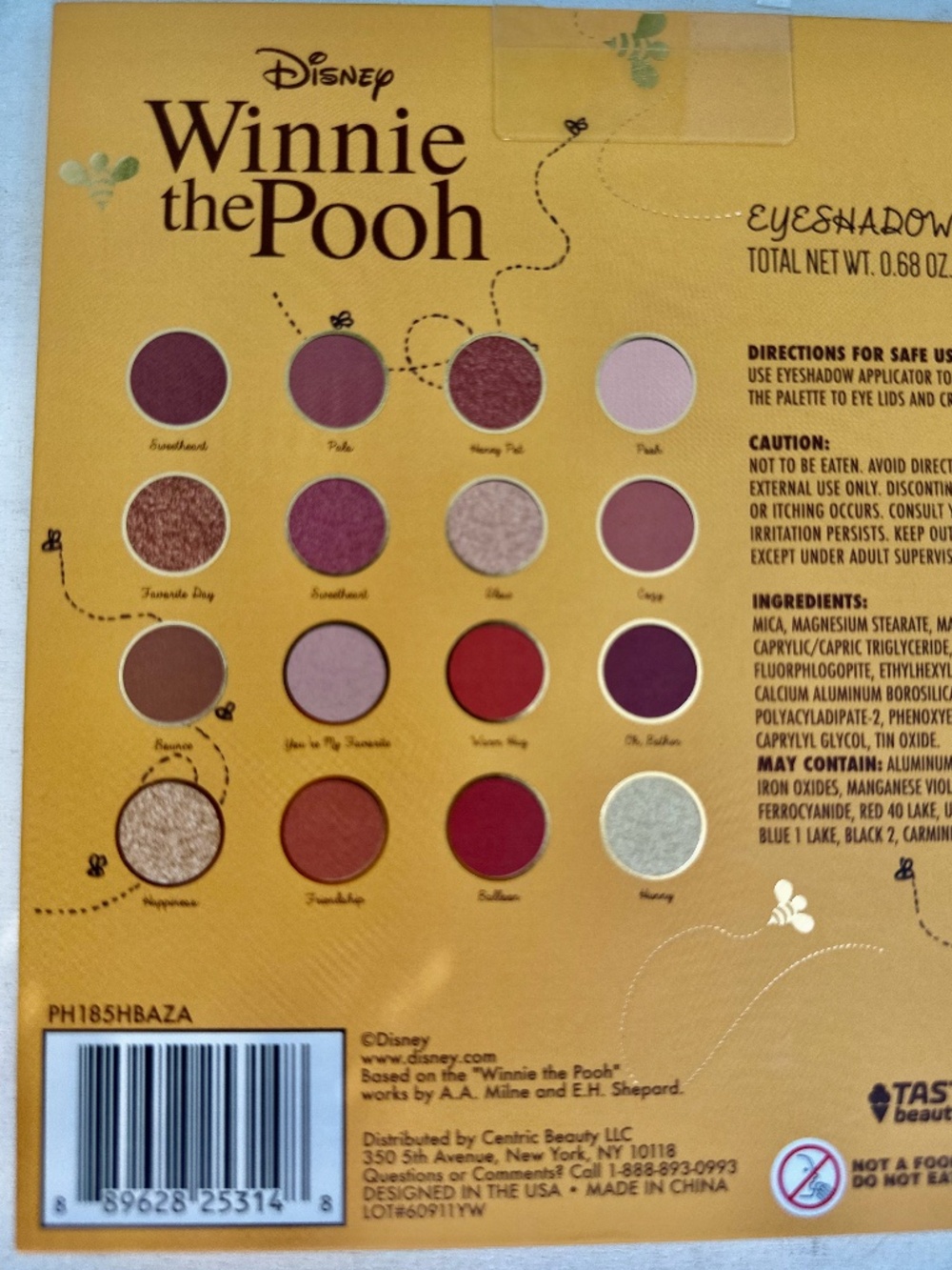 Disney Winnie the Pooh Eyeshadow Palette w/ Mirror Cute Collector Makeup Palette - Picture 8 of 10